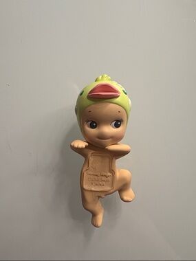 Sonny Angel Duck Hipper Cherry Blossom Mini Figure - Pink & Green